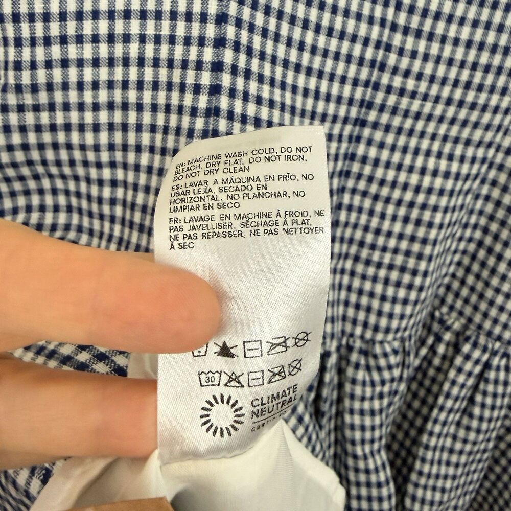 Reformation Black and White Gingham Mini Dress - Picture 11 of 11